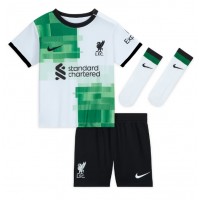Otroški Nogometni dresi Liverpool Thiago Alcantara #6 Gostujoči 2023-24 Kratek Rokav (+ Kratke hlače)
